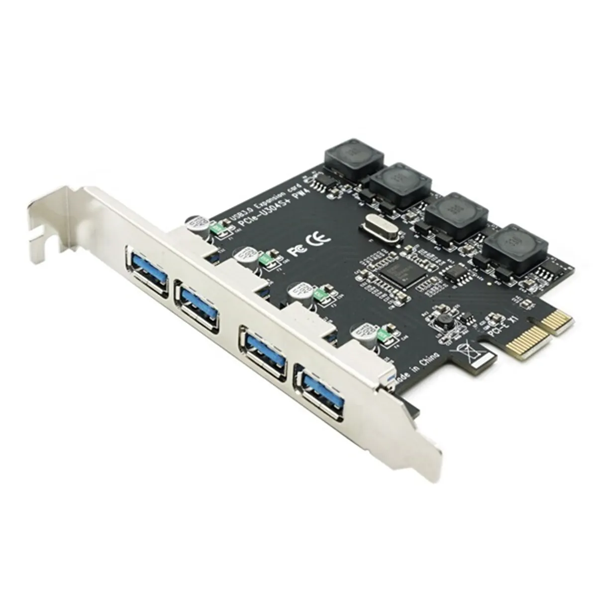 BlackBird BH1295 PCI-E bővítő kártya 4x USB 3.0 #1