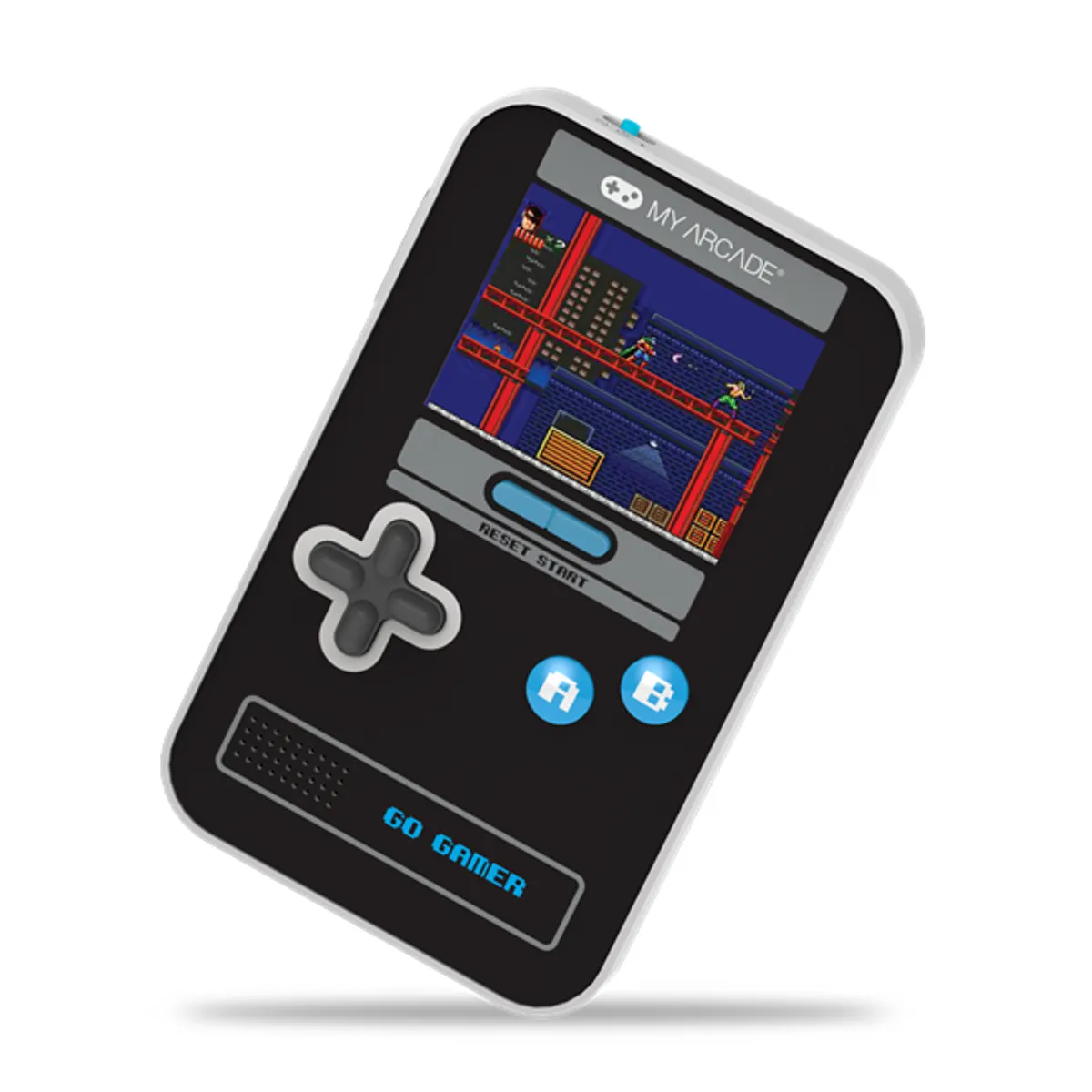 MY ARCADE DGUN-3913 Go Gamer Classic 300in1 fekete-kék hordozható 2,5" képernyő #7