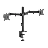 SBOX SBOX LCD-352/2-2 asztali duál monitor tartó 17"-32", max 9 kg/monitor, VESA 75x75-100x100 #2