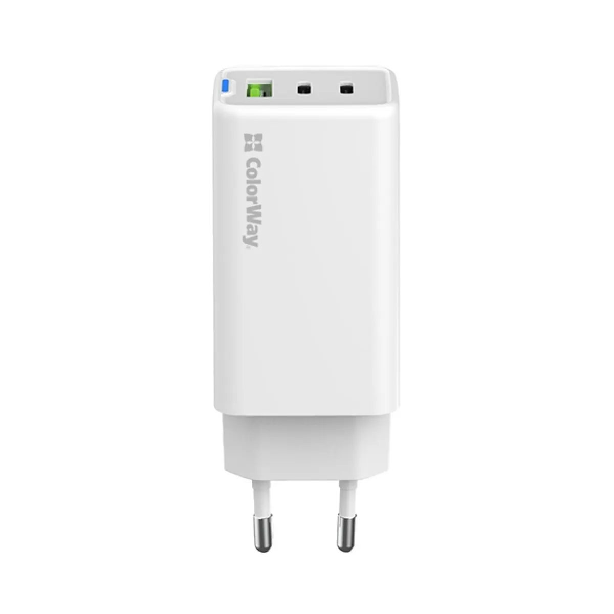 ColorWay CW-CHS058PD-WT GaN Mini 65W PD PPS 2x USB-C 1x USB-A töltő fehér #1