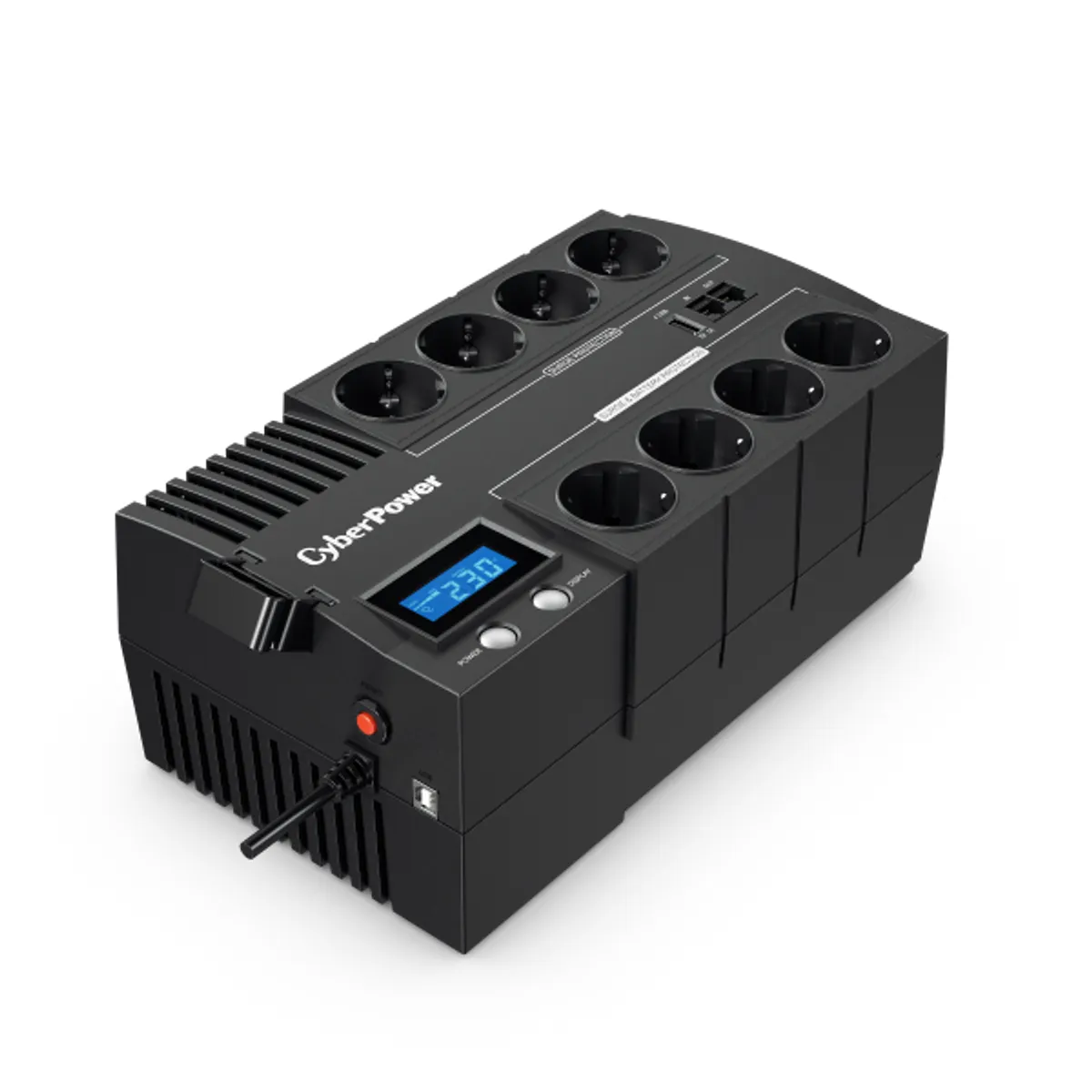 CyberPower BR700ELCD Szünetmentes line-interaktív 700VA usb-soros #1