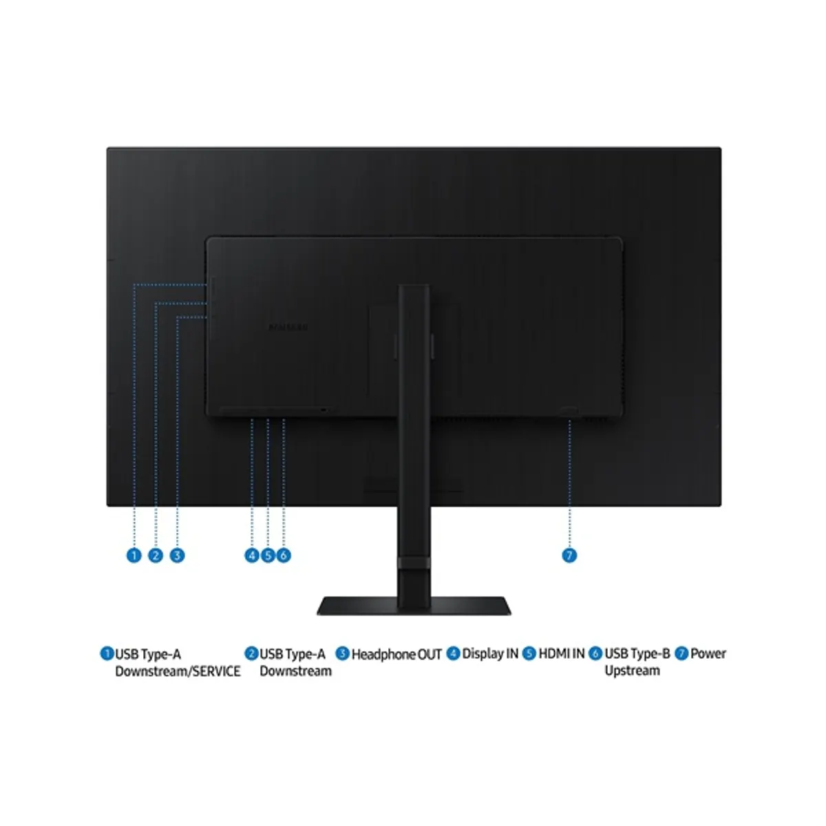 SMG MON LS37D800EAUXEN 37" UHD VA monitor 3840x2160 HDR 60 Hz 16:9 HDMI DisplayPort USB-C USB LAN VESA 100x100 Állítható magasság Van #9