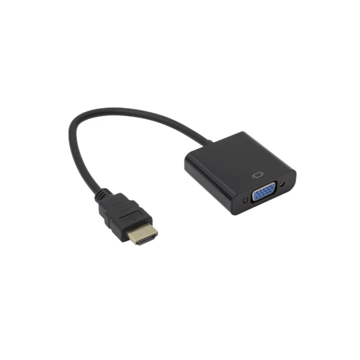 Sbox AD.HDMI-VGA-R HDMI M bemenet VGA F kimenet adapter 1920x1200@60 Hz 24K aranyozott 0.2 m HDCP 1.0 1.1 1.2 10-bit DAC #1