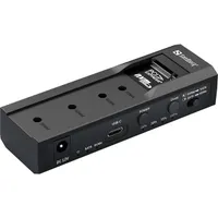 Sandberg 136-49 klónozó-dokkoló M.2 NVMe SATA USB 3.2 Gen2 10 Gbps kétirányú klónozás