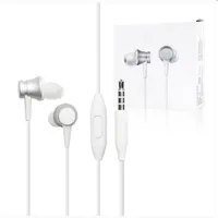 XIAOMI ZBW4355TY Mi In-Ear Headphones Basic alumíniumötvözet hangkamra 3. generációs kiegyensúlyozott csillapítás beépített mikrofon 3,5 mm jack 1,25 m