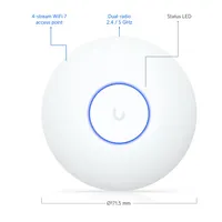Ubiquiti U7-LITE UniFi U7 Lite beltéri, 2,5 GbE, PoE támogatás, WiFi 7, 2x2 MU-MIMO #2