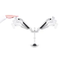 Multibrackets 7350022737181 M VESA Gas Lift Arm Dual Fehér 15-32" 75x75/100x100 dönthető forgatható asztali #2