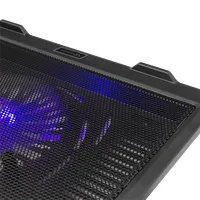SBOX CP-19 Notebook hűtőpad 15,6" 1x140 mm ventilátor USB hub állítható dőlésszög fekete #4