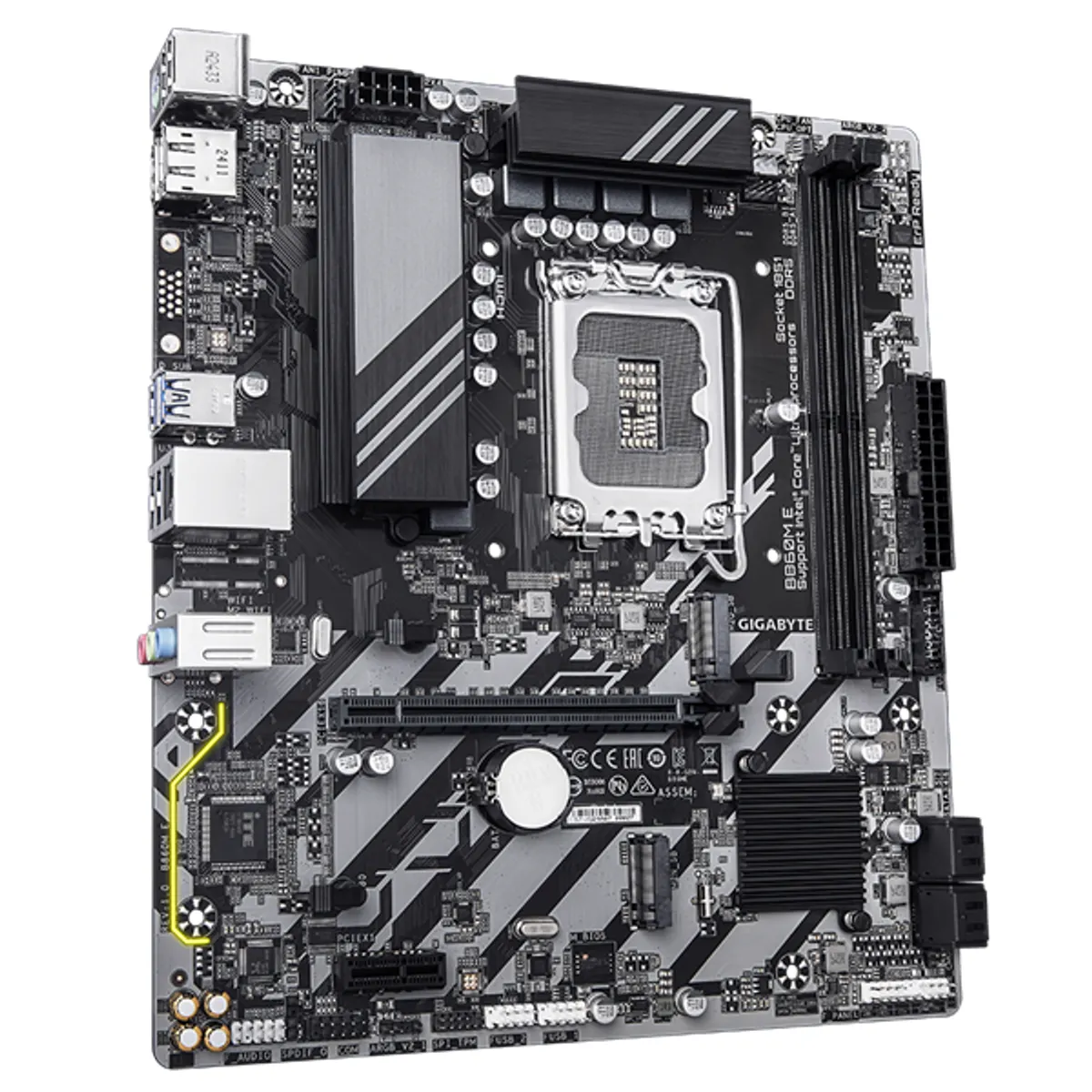 GIGABYTE B860M E alaplap mATX LGA1851 DDR5 128GB PCIe 4.0 2x M.2 #1