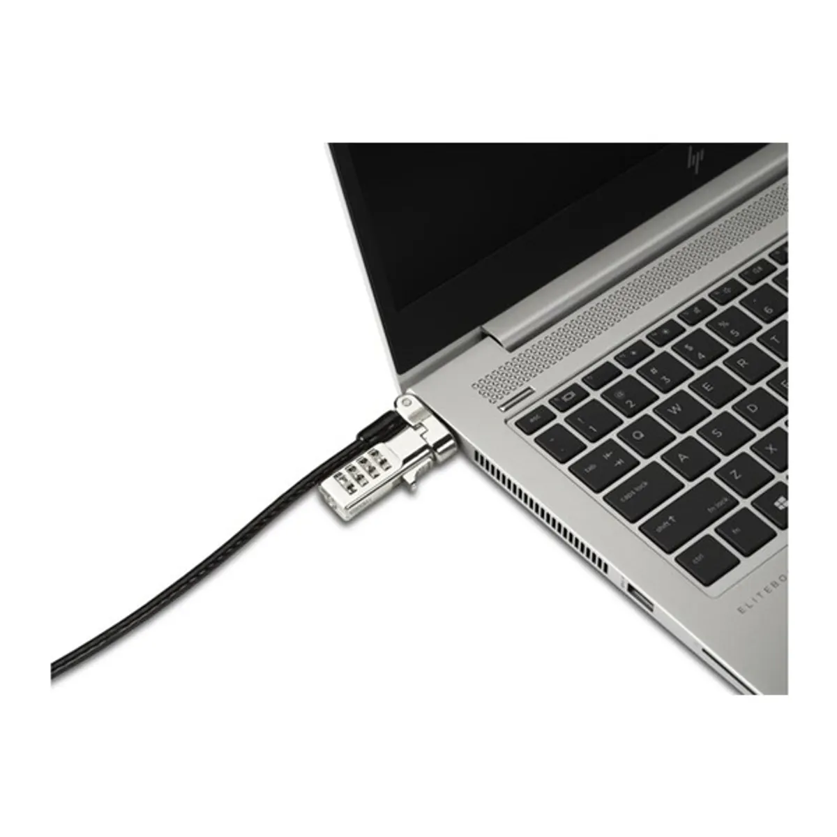Kensington K62316WW Universal 3 az 1-ben kombinációs laptopzár visszaállítható 4 számjegyű, 10 000 kombináció, 1,8 m szénacél kábel #4
