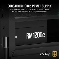 Corsair CP-9020258-EU RM1200e 1200W 80-Gold Teljesen moduláris Zéró RPM üzemmód #2