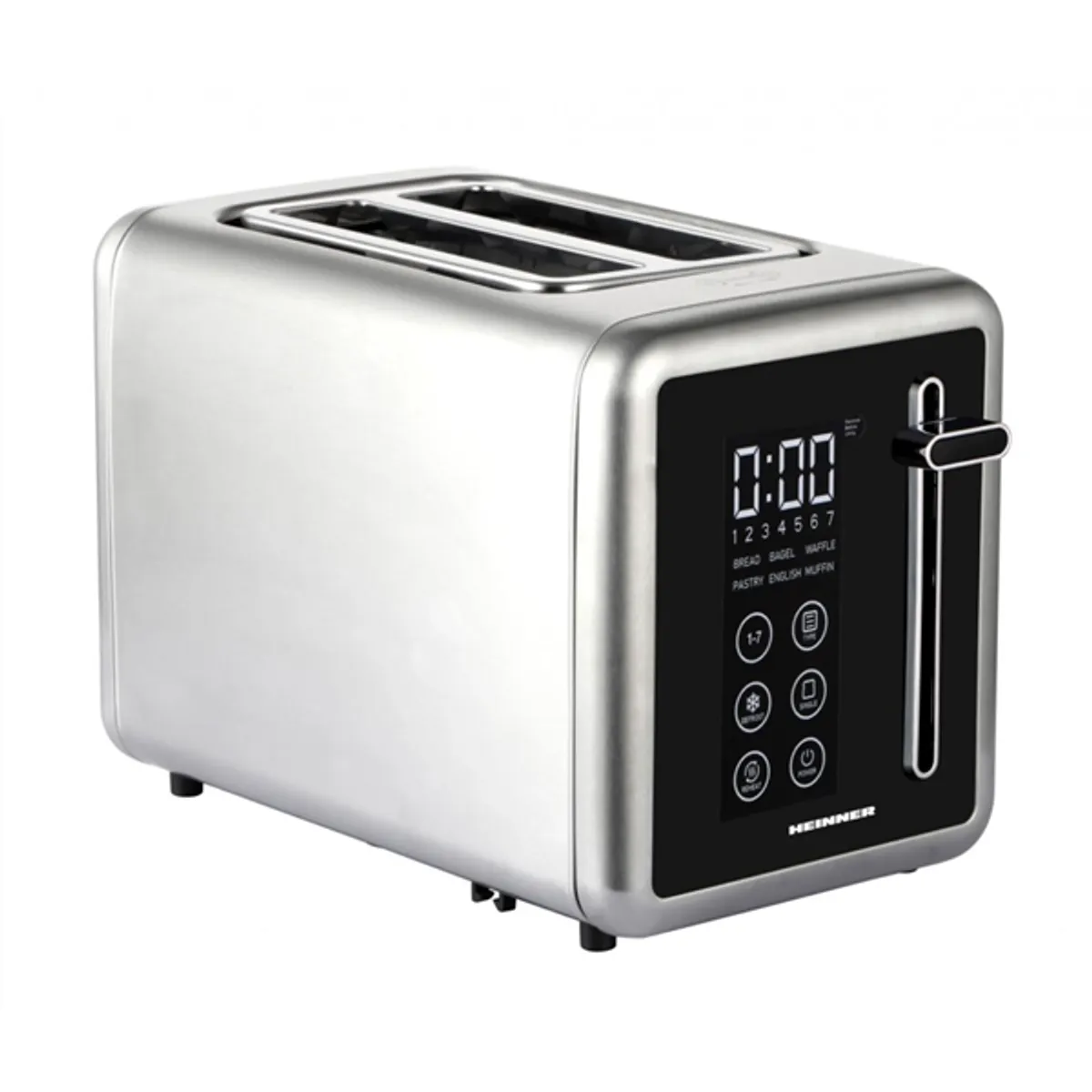 HEINNER HTP-DD900BKSS kenyérpirító 900 W 2 szelet #2