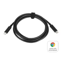 LENOVO-COM 4X90Q59480 USB-C hosszabbító kábel 2 m fekete USB-C USB-C #1