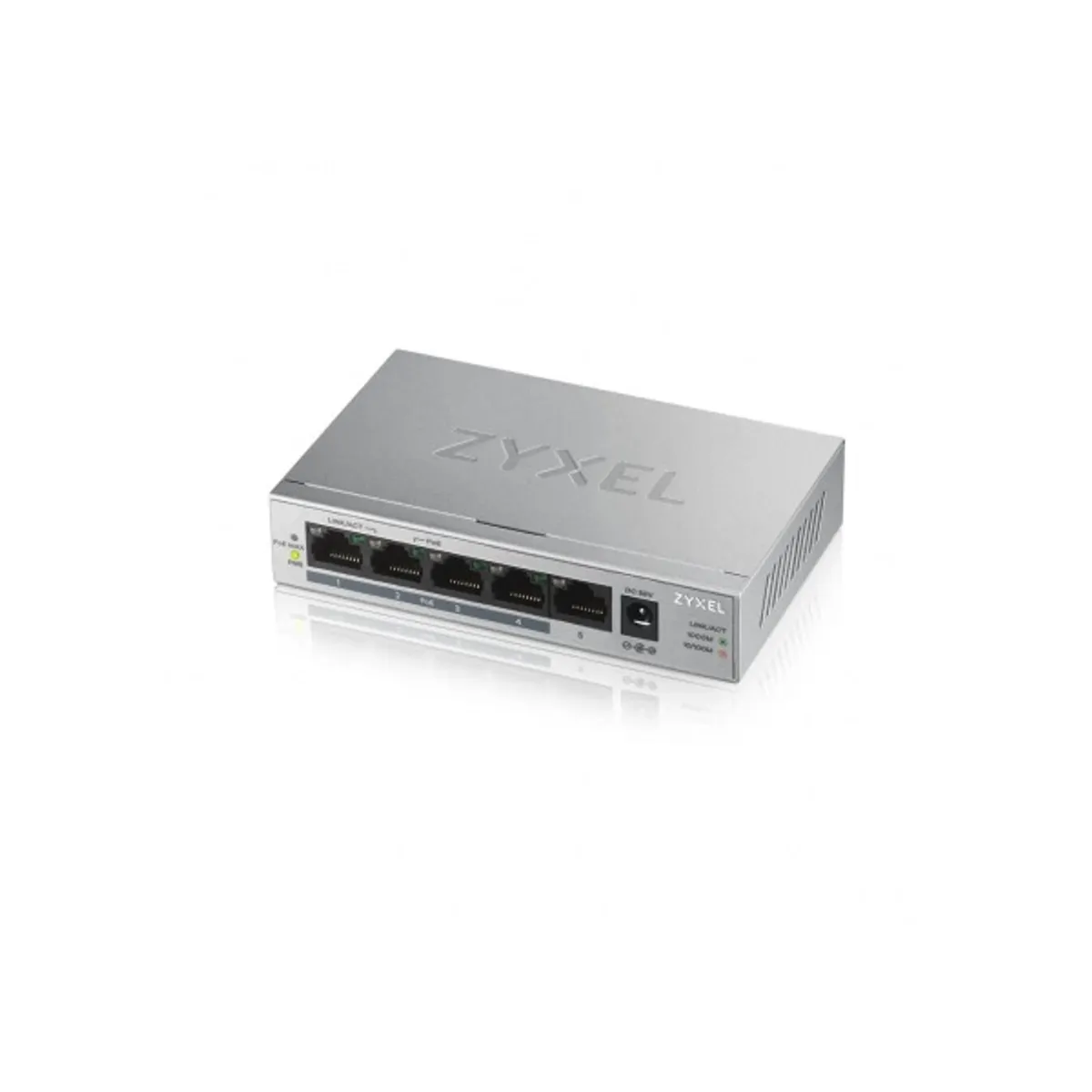 ZYXEL GS1005HP-EU0101F GS1005HP 5-portos gigabites PoE+ kapcsoló nem menedzselt 60W #2