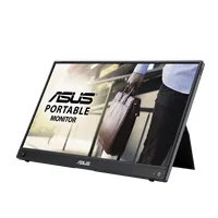 ASUS MON MB16AWP MB16AWP 15.6" IPS FHD USB-C HDMI-MHL Beépített táp Hangszóró Vezeték nélküli Fekete