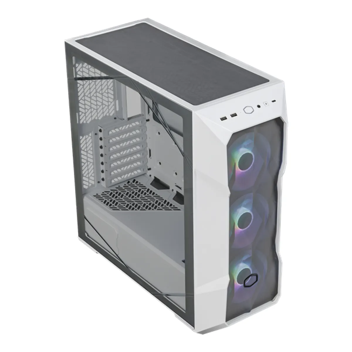 COOLER MASTER TD500V2-WGNN-S00 TD500 Mesh V2 fehér tápegység nélkül 3x 120mm ARGB elöl 360mm radiátor #9