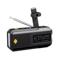 SANDBERG 421-04 Survivor Radio All-in-1 2000mAh AM-FM rádió USB töltés, napelemes töltés, kézi hajtókar, zseblámpa #2