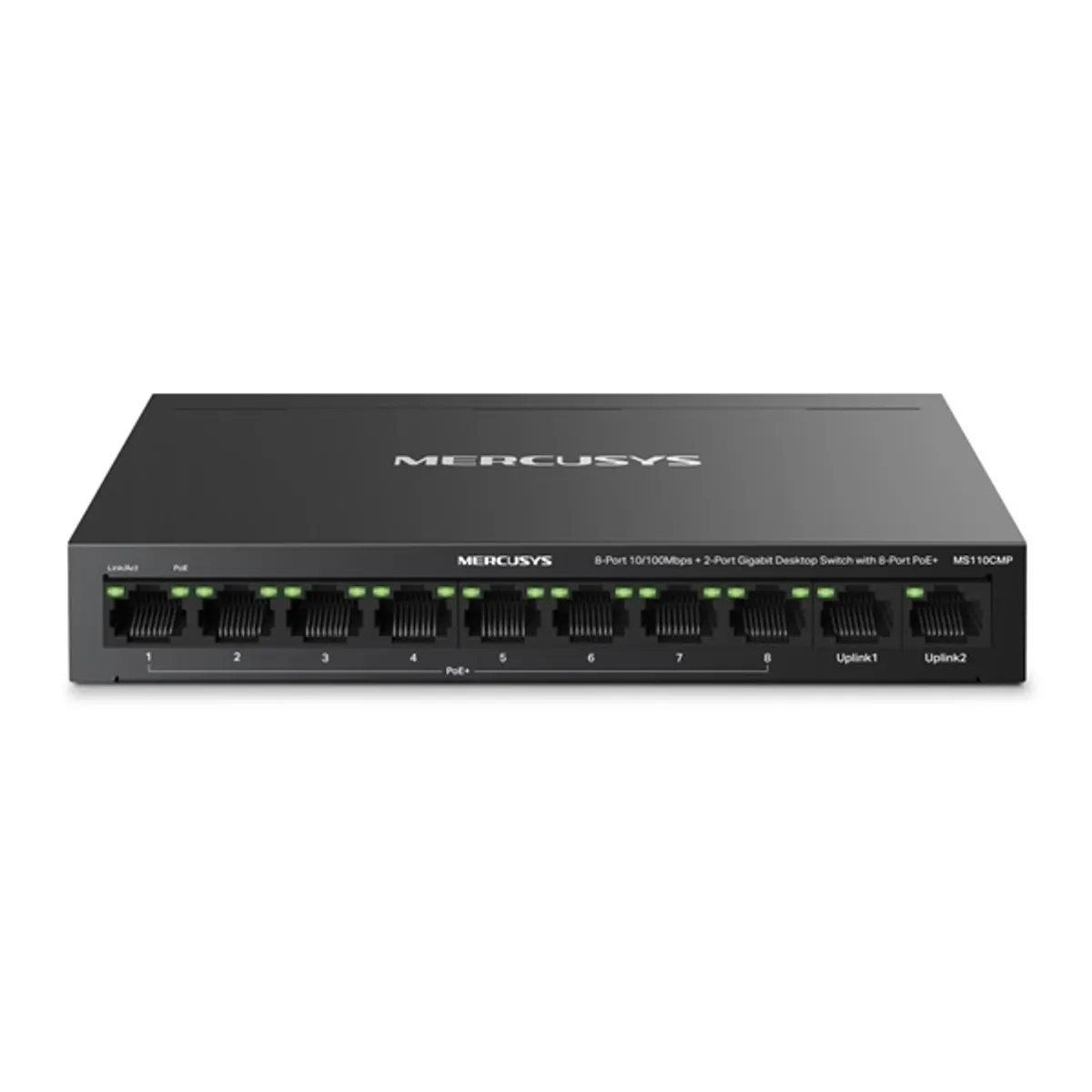 TP-LINK MS110CMP 8-portos PoE plus asztali kapcsoló 8 PoE port, 2x Gigabit port, 115W keret #1