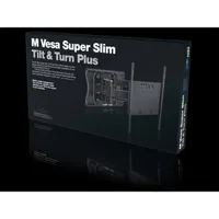 Multibrackets 7350022734227 M VESA Super Slim Tilt and Turn Plus Dönthető Forgatható Fali rögzítés VESA 100x100-400x400 26-55" Fekete #9