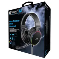 Sandberg 126-48 HeroBlaster USB Headset 50mm driver 20 Hz-20 kHz 32 Ohm mikrofon 6mm omnidirekciós #7