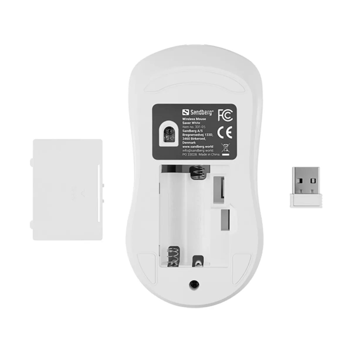 SANDBERG 331-05 vezeték nélküli egér Saver 4 gombos 800-1200-1600 dpi usb vevő 2xAAA #2