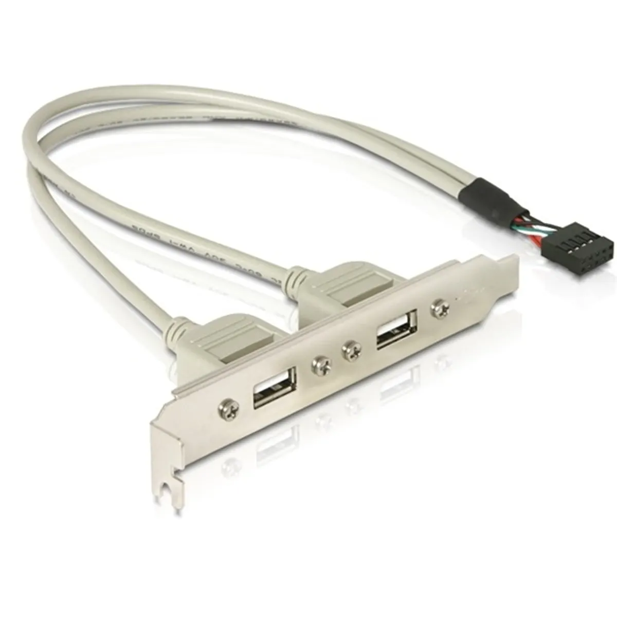 DELOCK 71000 Slot konzol belső USB 10-tűs 2x USB 2.0 Type-A külső #1