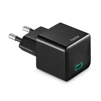 Hama 00201984 USB-C PD QC mini töltő 20W fekete