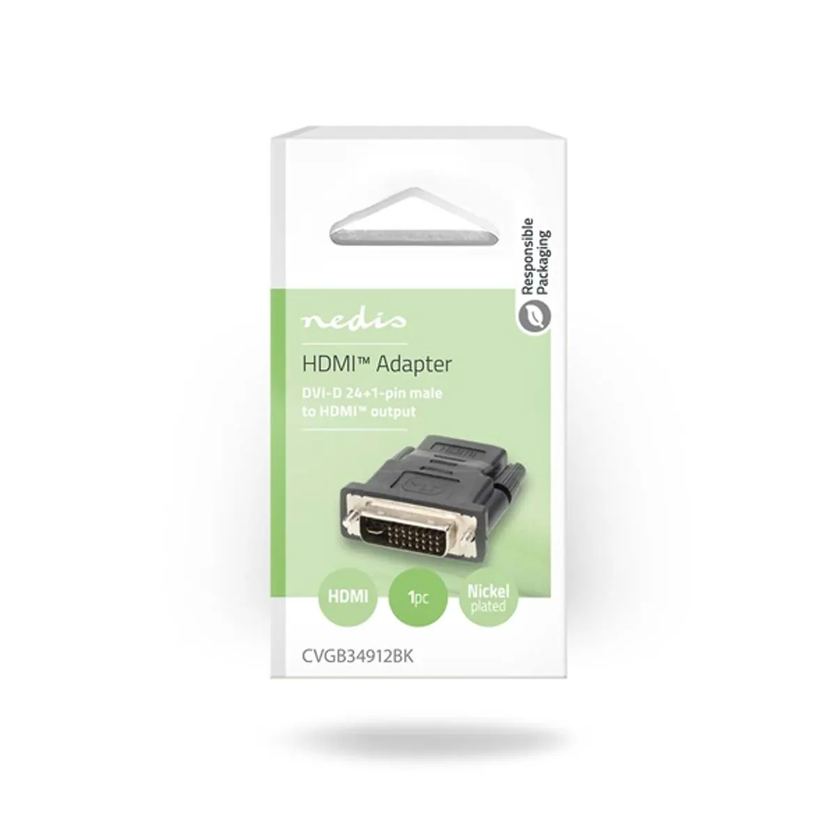 Nedis CVGB34912BK DVI-D 24-1p - HDMI adapter fekete #9