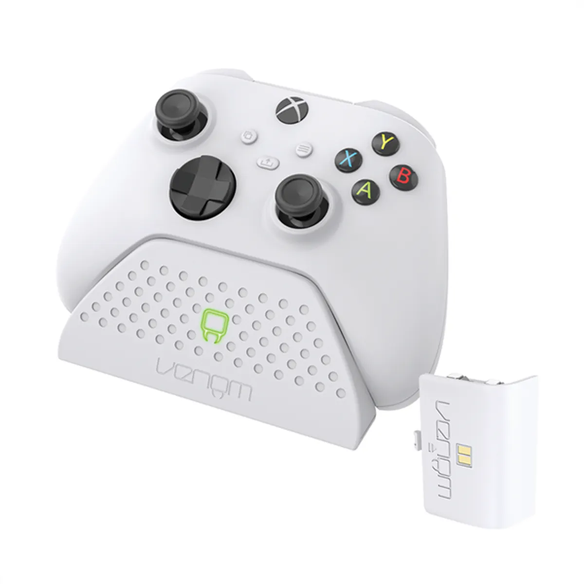 VENOM VS2870 töltőállomás fehér 2 db akkumulátor kompatibilis Xbox Series X S és Xbox One kontrollerrel #1