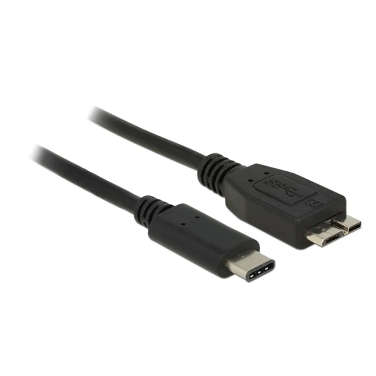 Delock 83676 USB Type-C to Micro-B kábel 0,5 m fekete 10 Gbps Gen 2 #1