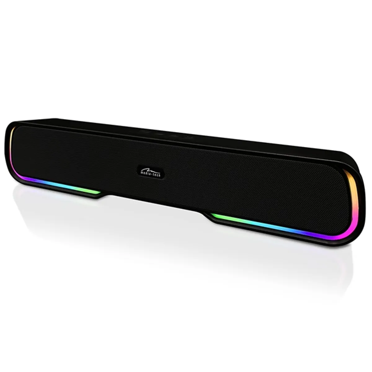MEDIA-TECH MT3180 Phantom BT Hordozható Bluetooth Soundbar RMS 10W FM 87.6-108MHz microSD és USB AUX RGB #1