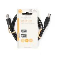 NEDIS CCGL60100BK10 kábel 1 m fekete #3