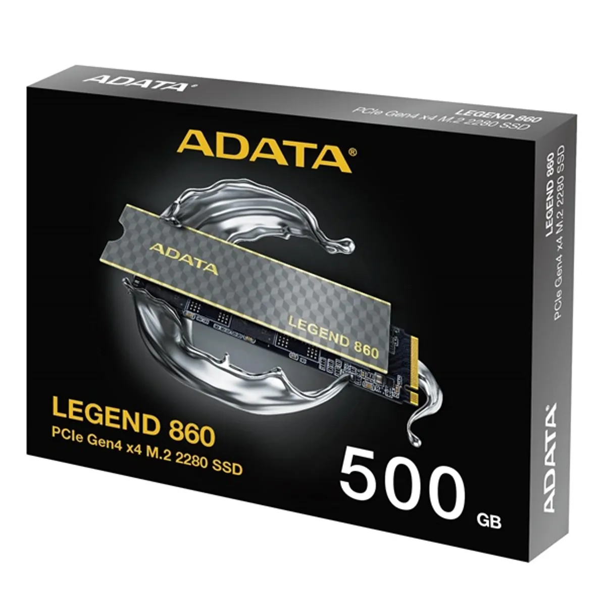 ADATA SLEG-860-500GCS Legend 860 500GB PCIe Gen4x4 NVMe 6000 és 5000 MB per s M.2 2280 #1