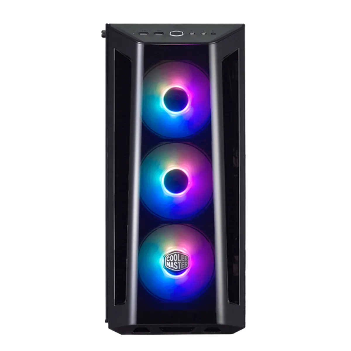 COOLER MASTER MCB-B520-KGNN-RGA MasterBox MB520 ARGB 4db ventillátor üvegfalú tápegység nélkül fekete #2