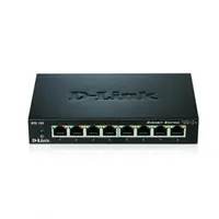 D-Link DGS-108/E 8-portos gigabites kapcsoló, nem menedzselt, MAC cím-tábla 8192