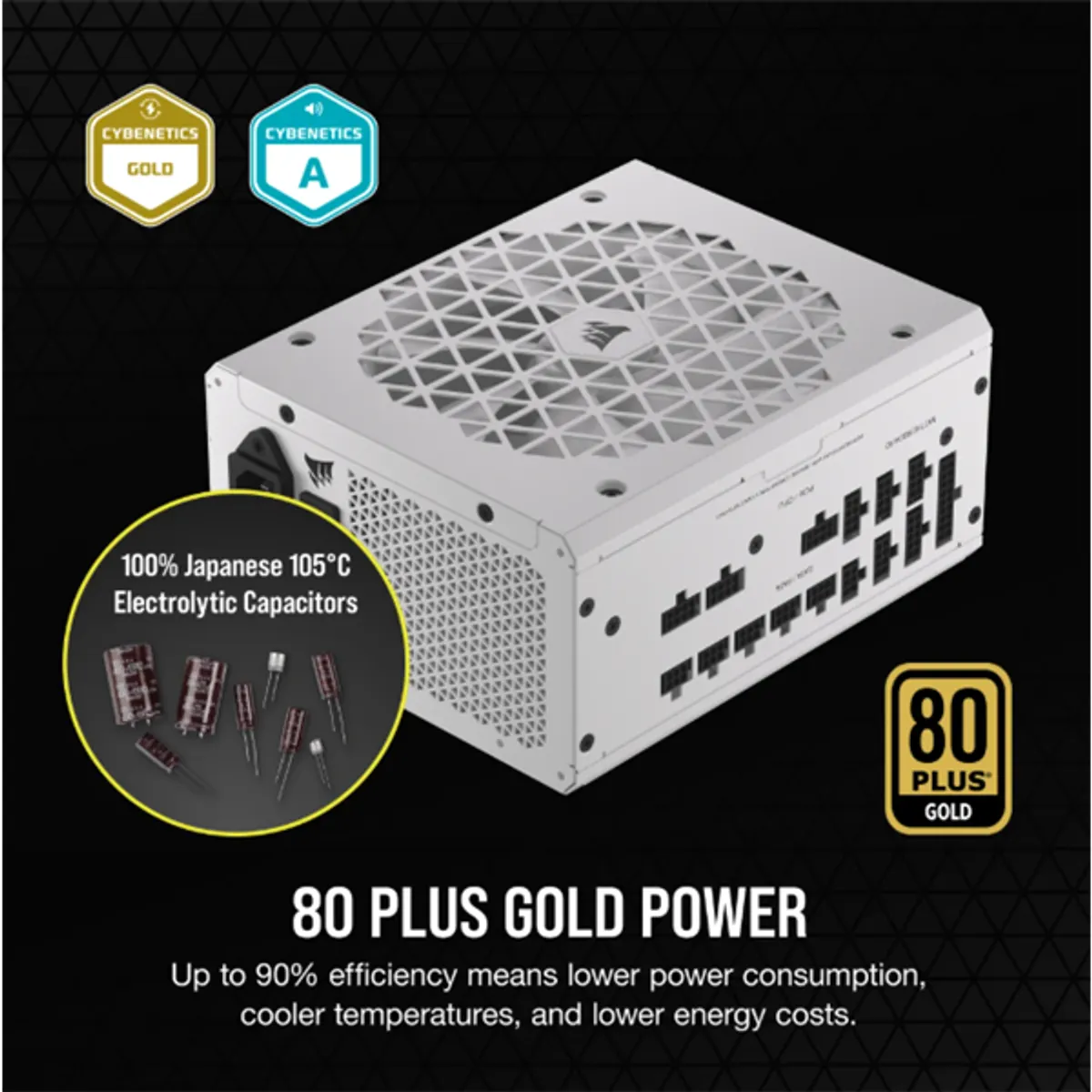 CORSAIR CP-9020275-EU RM1000x Shift White 1000W 80 PLUS Gold moduláris #4