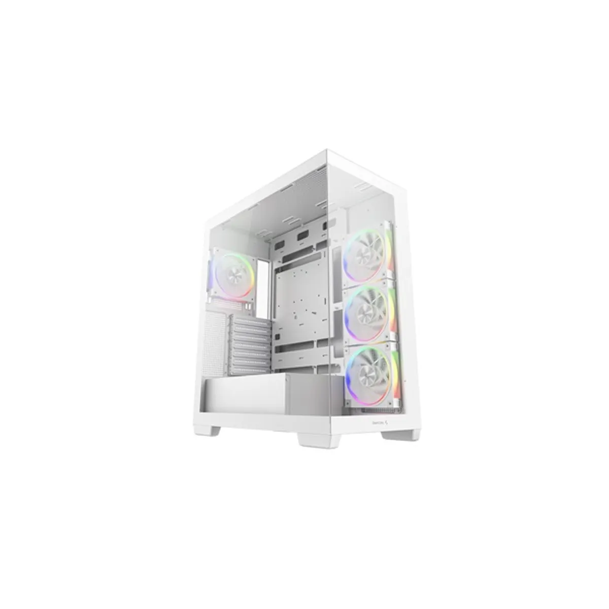 DEEPCOOL R-CG580-WHADA4-G-2 CG580 4F V2 ATX fehér edzett üveg argb pwm ventilátorok #1