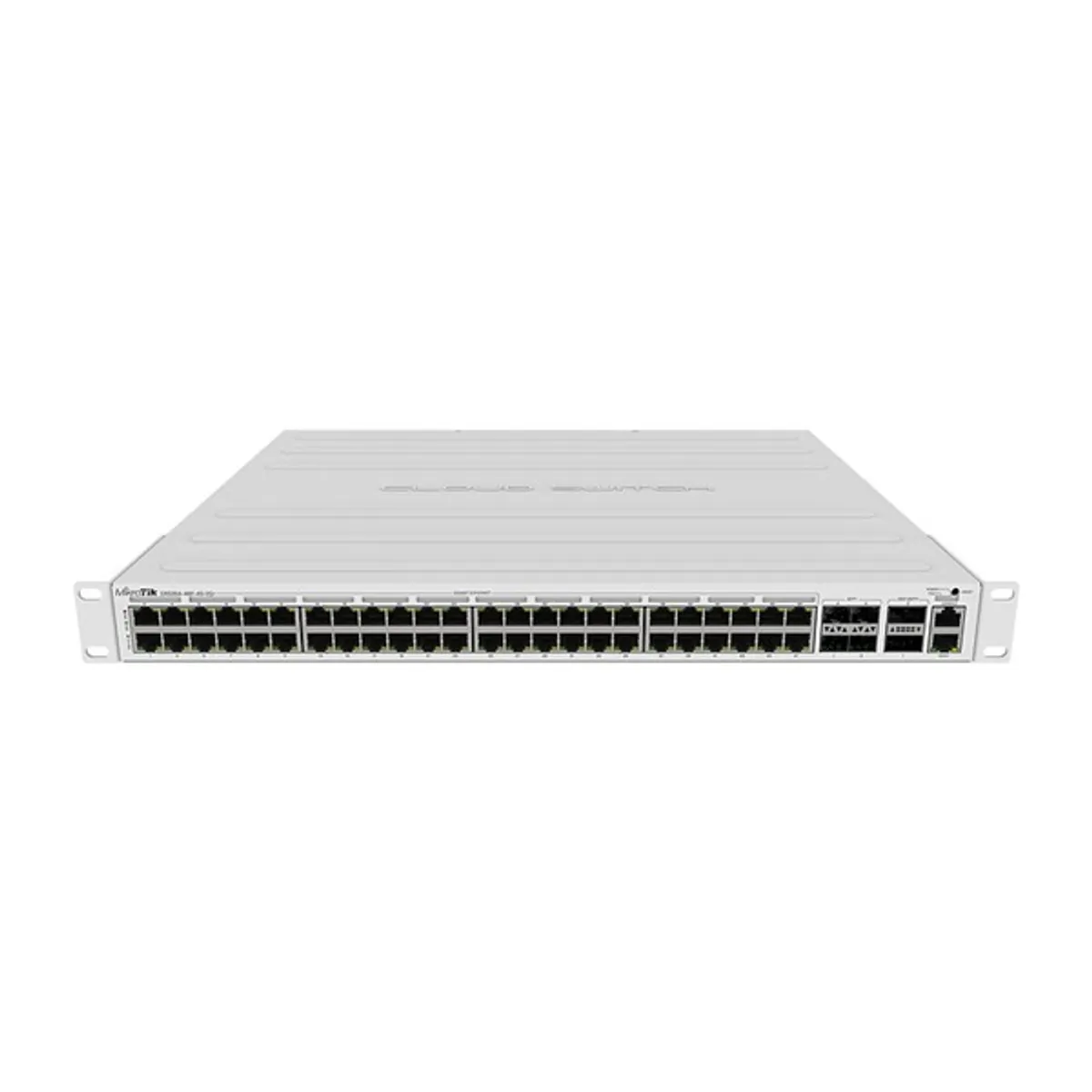 MikroTik CRS354-48P-4S+2Q+RM CRS354-48P-4S+2Q+RM 48x1GbE PoE, 4x10G SFP+, 2x40G QSFP+, rack #4