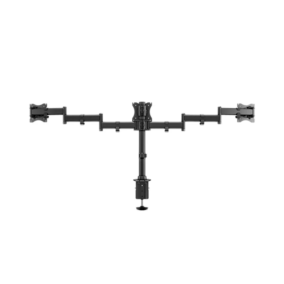 Multibrackets 7350073733385 Deskmount Basic Triple Dönthető forgatható VESA 75x75 100x100 fekete 7,5 kg #4