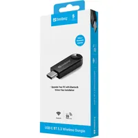 Sandberg 136-69 Bluetooth adapter USB-C 5.3 EDR illesztőprogram nélküli telepítés Windows 11 és 10 kompatibilis #2