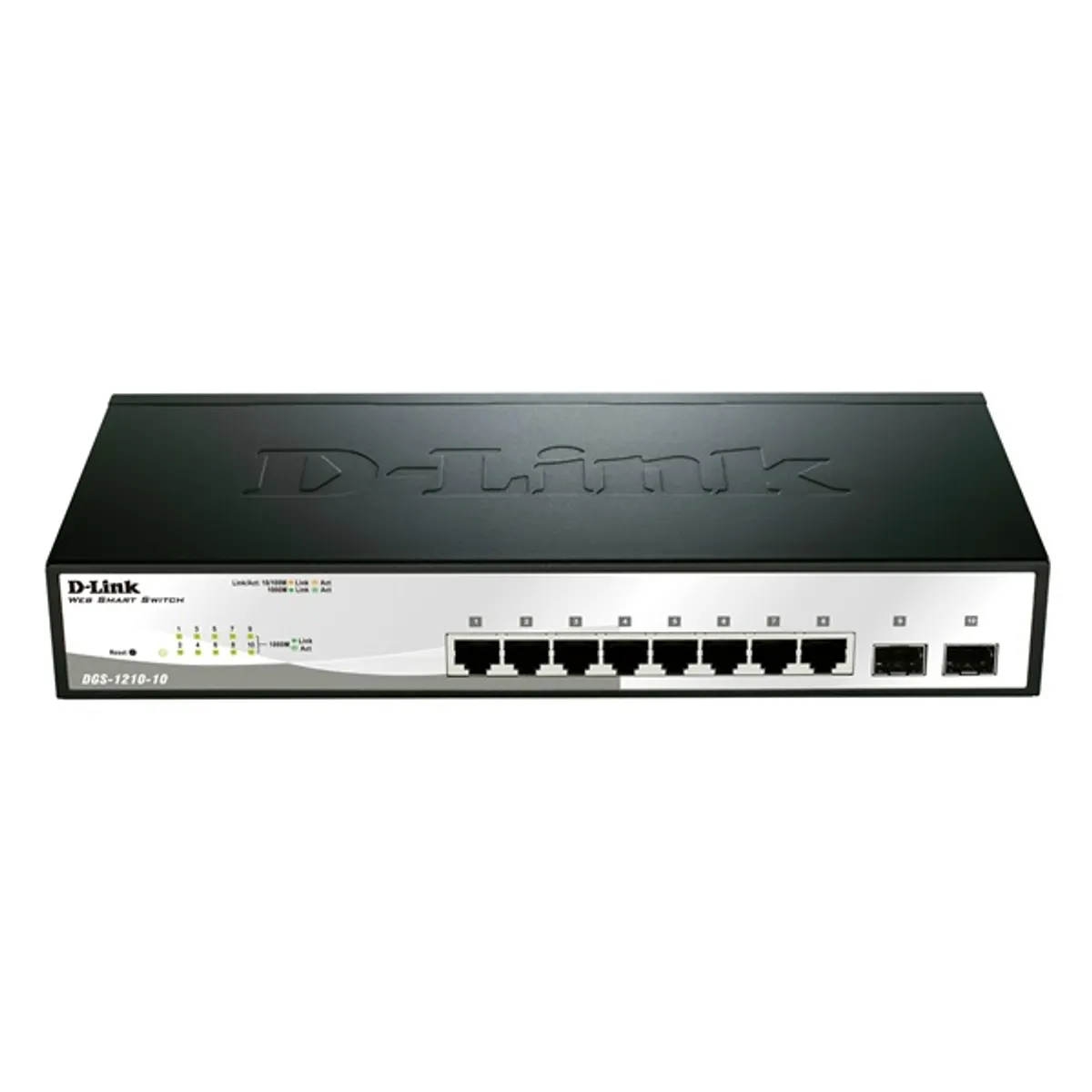 DLINK DGS-1210-10/E Layer 2 10-port kapcsoló 2x SFP rackbe szerelhető 10/100/1000 Mbps #1