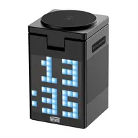 Newell NL4612 induOne MagPlay 3in1 töltőállomás MagSafe Qi Bluetooth hangszóró LED kijelző RGB animációk #3