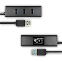 AXAGON HUE-S2BL USB 3.0 töltő hub 4x USB 3.0, 1,2 m kábel, külső tápellátás, portonként 2 A #5