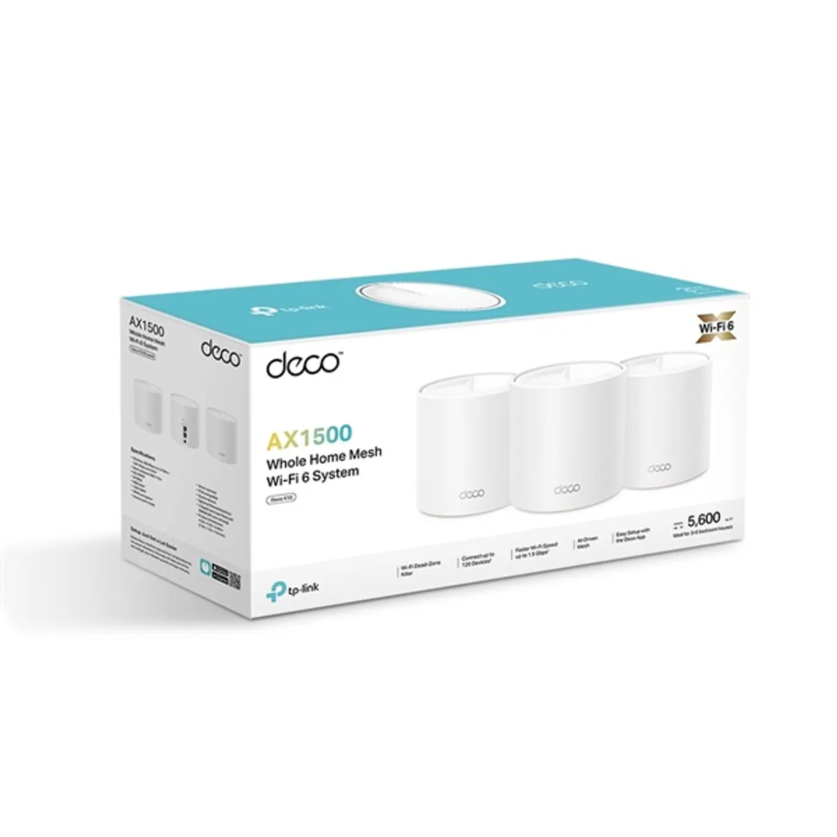 TP-LINK DECO X10 3-PACK Deco X10 AX1500 2,4 GHz és 5 GHz Mesh rendszer 3 egység #2