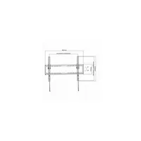 SBOX PLB-3446T-2 fali konzol 37"-80" VESA 200x200-600x400 0° és -8° terhelhetőség 45 kg #6