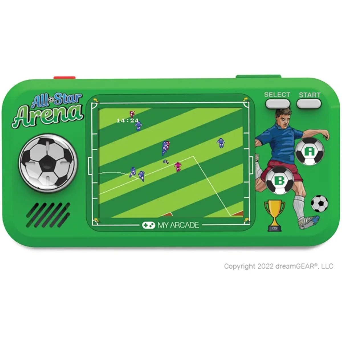 MY ARCADE DGUNL-4128 All-Star Arena Pocket Player 2,75" képernyő 7 hivatalosan engedélyezett Jaleco játék #6