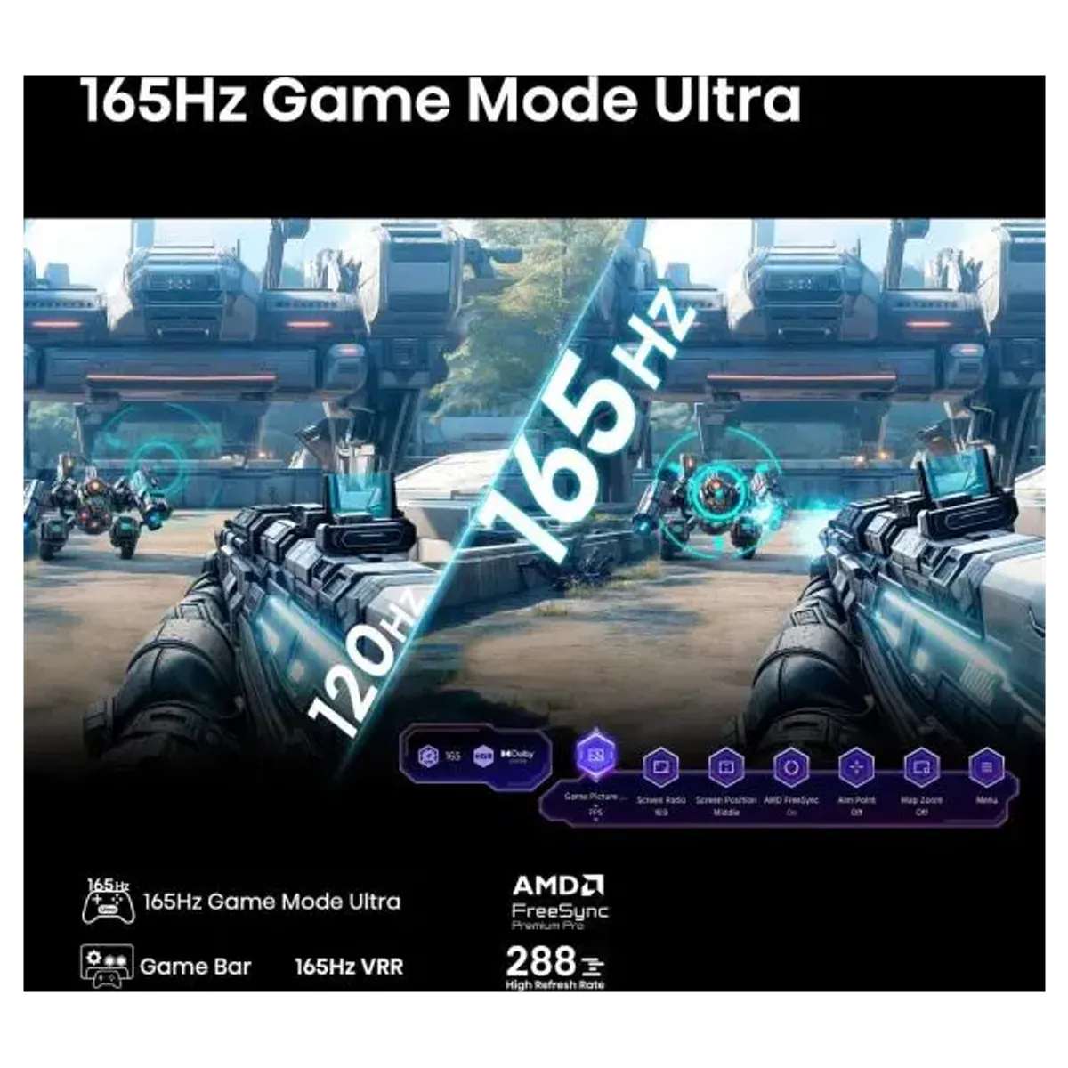 Hisense 55U8Q U8Q Mini-LED Pro 4K 165Hz HDR10+ Dolby Vision IQ VRR ALLM USB-C VIDAA #4