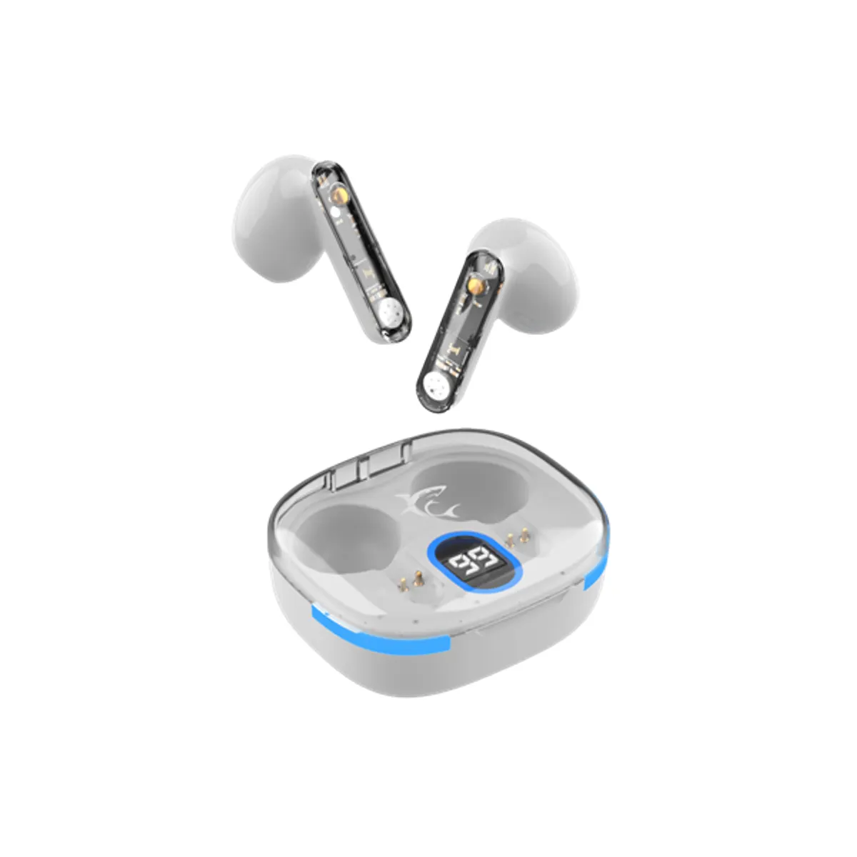 Whiteshark WS GEB-TWS37W fülhallgató USB-C töltés vezeték nélküli sztereó fehér mikrofon #1
