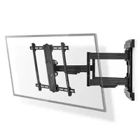 NEDIS TVWM6551BK tv-tartókonzol 37-80" 70 kg, VESA 200x100-600x400, forgatható 0-180°, dönthető 15°, 6 forgáspont