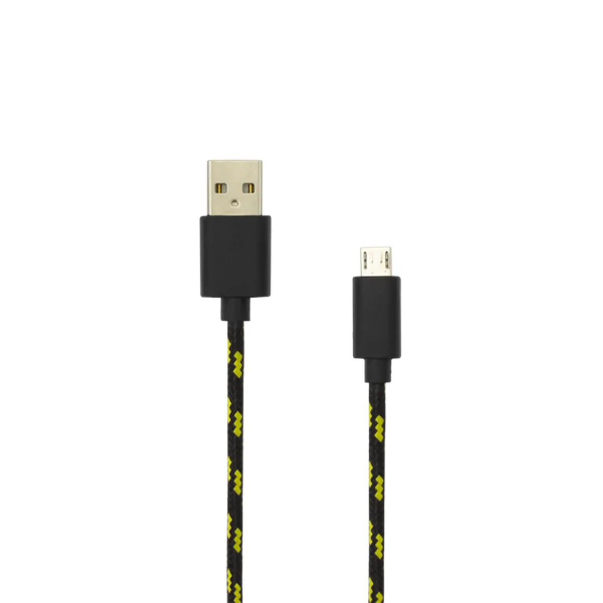 SBOX USB-1031B-R USB A M - Micro USB M kábel 1 m Fekete Hálós USB 2.0 #1